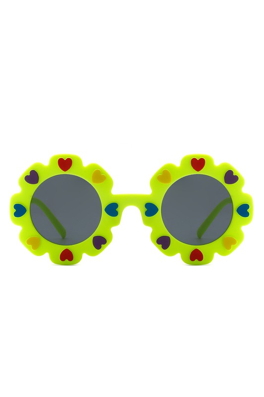 Children's Circle Heart Sunglasses