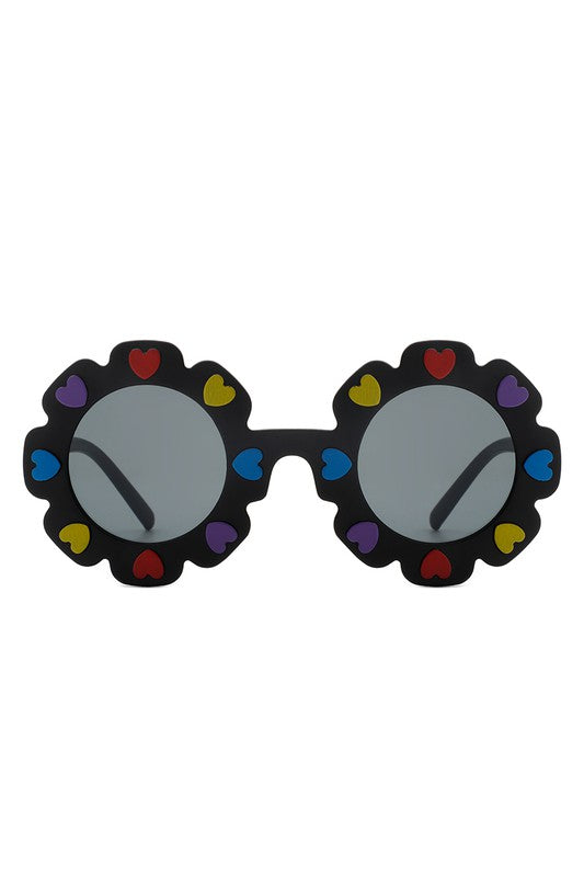 Children's Circle Heart Sunglasses