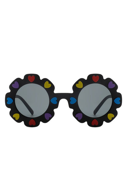 Children's Circle Heart Sunglasses