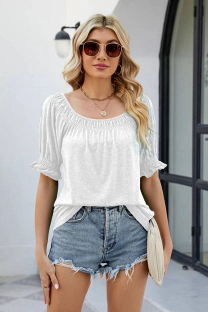 Flounce Sleeve Top