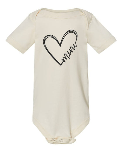 ONESIE Heart Mini Graphic Baby Onesie