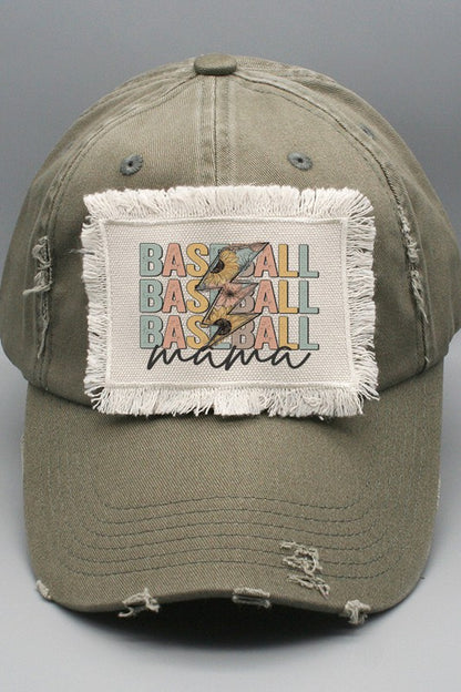 Fall Hat Baseball Mama Sunflower Bolt Hat