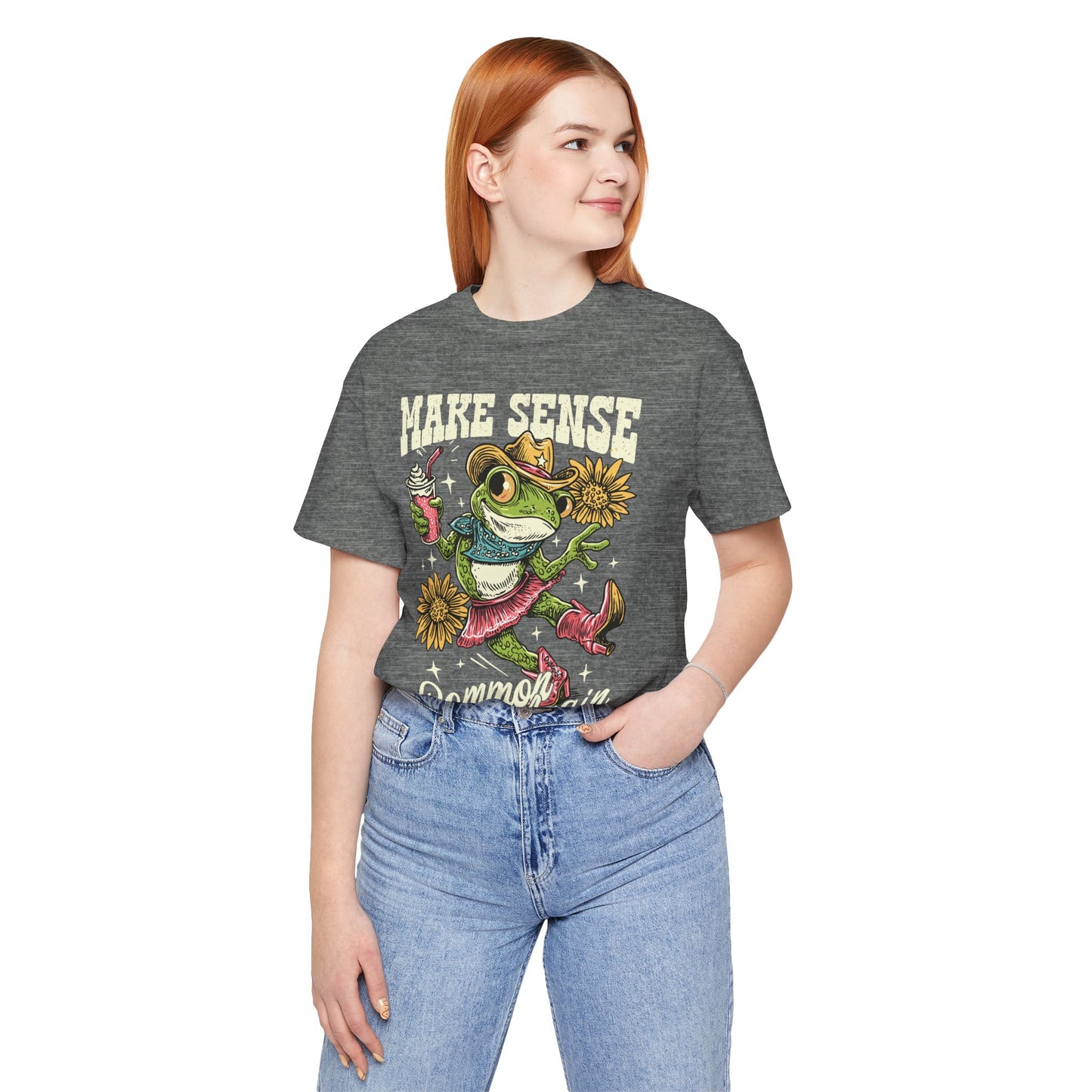 Make Sense Common Again Frog T-Shirt