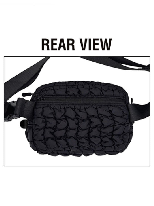 CC Quilted Puffer Belt Fanny Bag