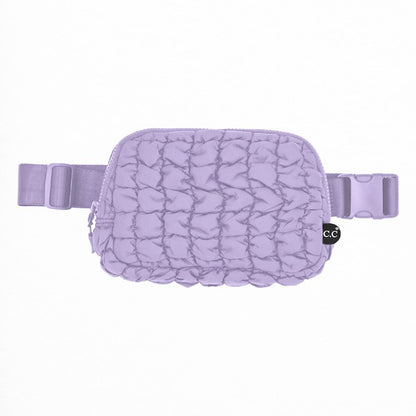 CC Quilted Puffer Belt Fanny Bag