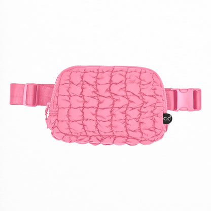 CC Quilted Puffer Belt Fanny Bag