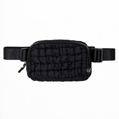 CC Quilted Puffer Belt Fanny Bag