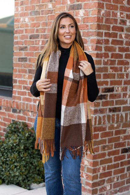 The Trinity Colorful Plaid Scarf