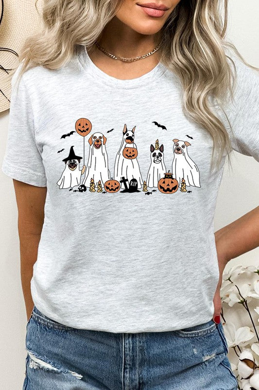 Halloween Dog Ghosts Tee