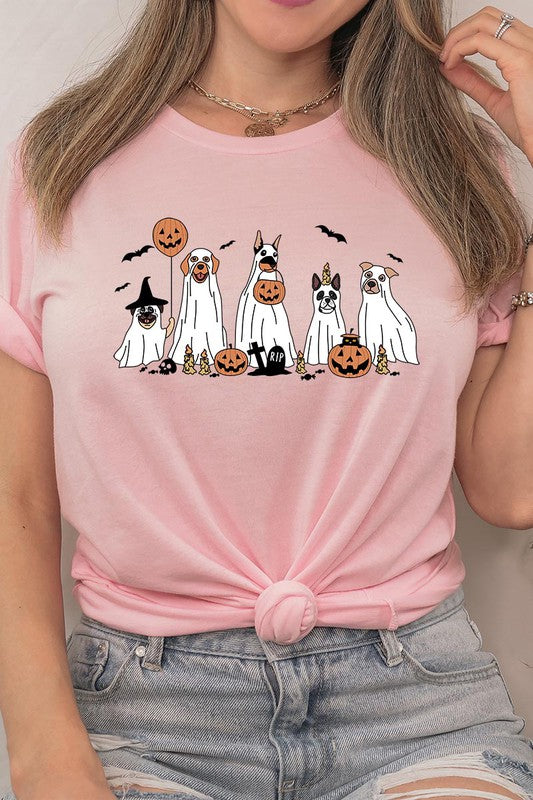 Halloween Dog Ghosts Tee