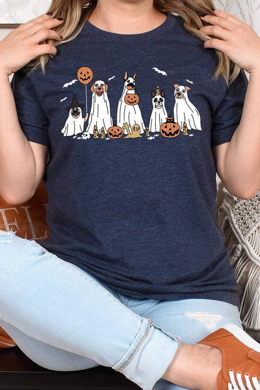 Halloween Dog Ghosts Tee