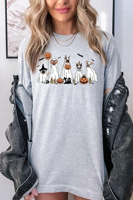 Halloween Dog Ghosts Tee