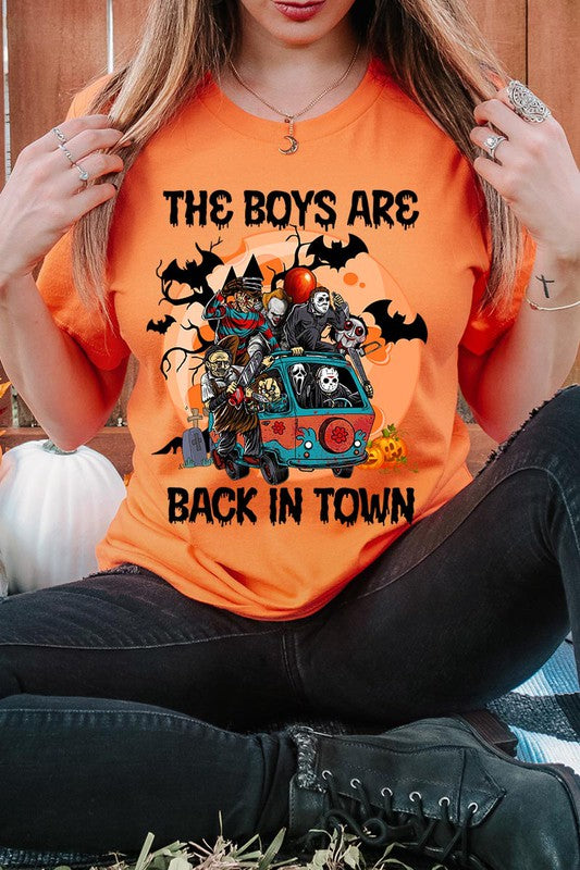 The Boys Are Back In Town Halloween Tee