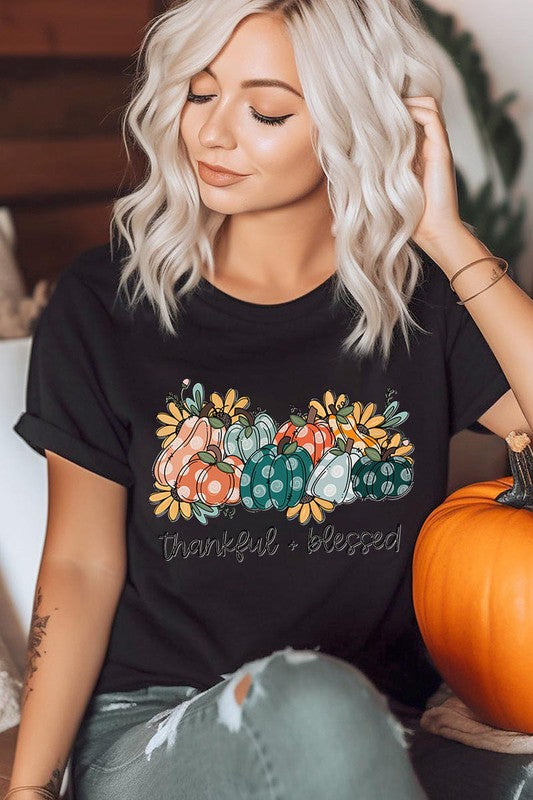 Thankful and Blessed Tee