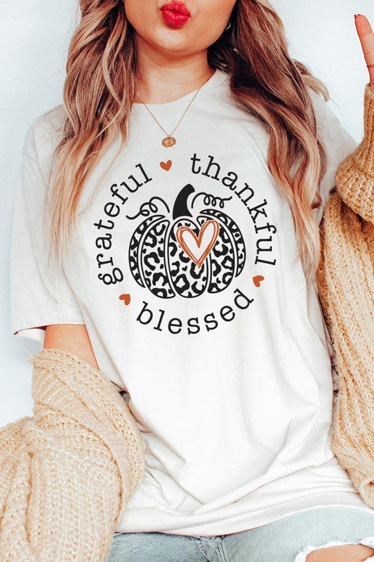 Grateful, Thankful, Blessed Tee