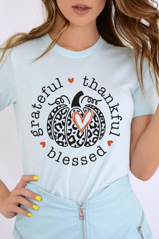 Grateful, Thankful, Blessed Tee