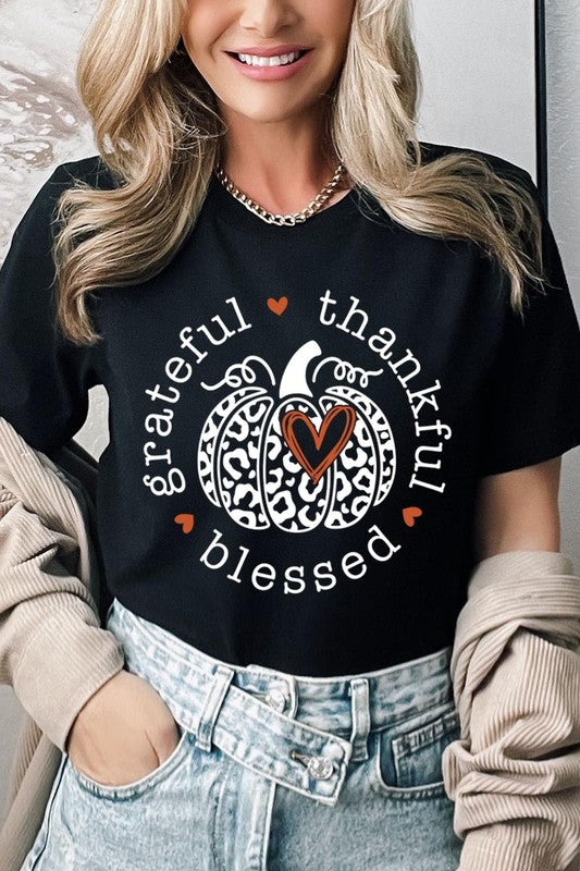 Grateful, Thankful, Blessed Tee