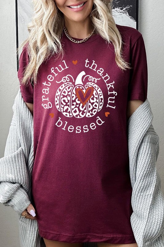 Grateful, Thankful, Blessed Tee