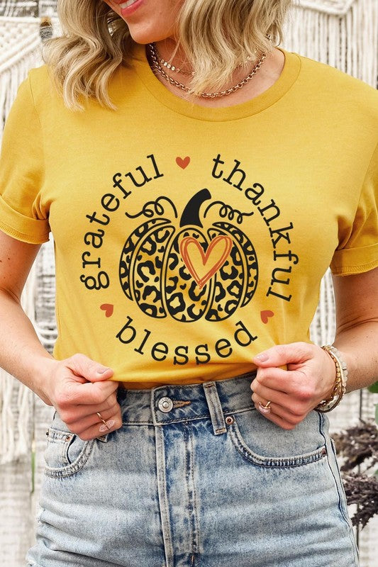 Grateful, Thankful, Blessed Tee