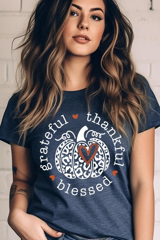 Grateful, Thankful, Blessed Tee