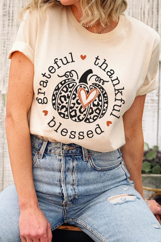 Grateful, Thankful, Blessed Tee