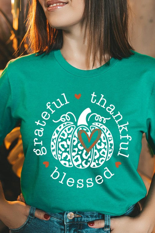 Grateful, Thankful, Blessed Tee