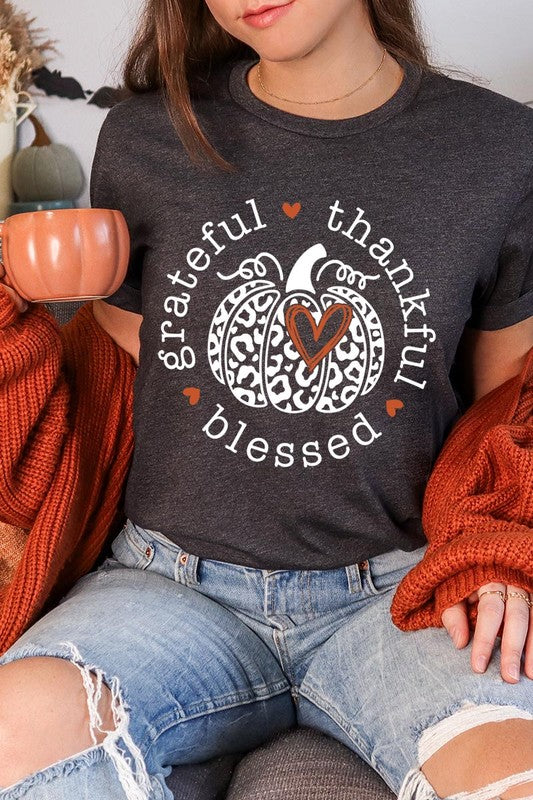 Grateful, Thankful, Blessed Tee