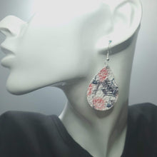 Load image into Gallery viewer, Spider and Roses Earrings
