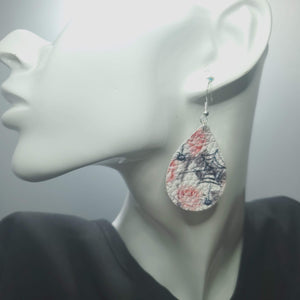 Spider and Roses Earrings