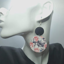 Load image into Gallery viewer, Spider and Roses Earrings
