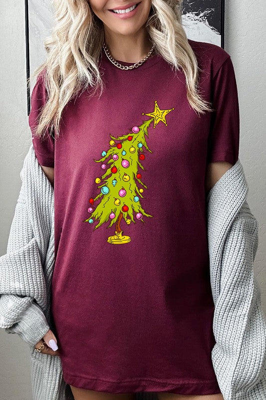 Bent Tree Christmas Tree Tee