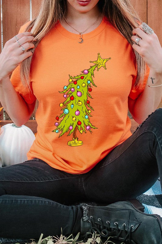 Bent Tree Christmas Tree Tee