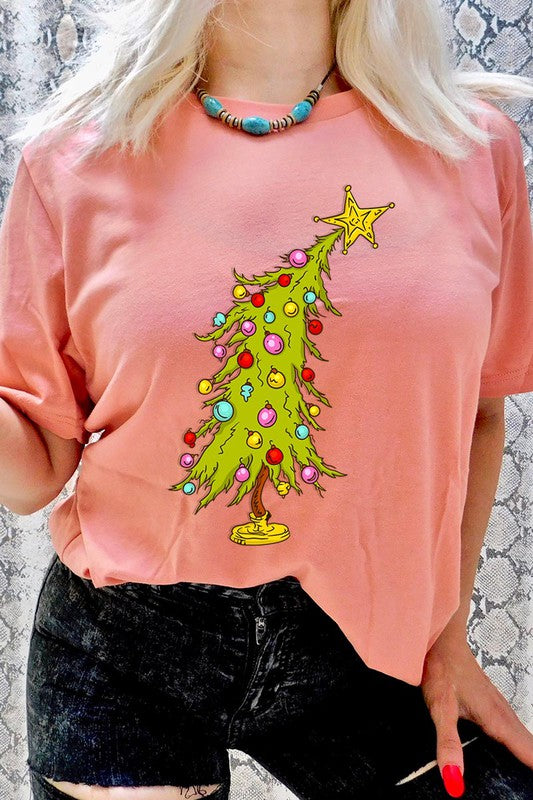 Bent Tree Christmas Tree Tee