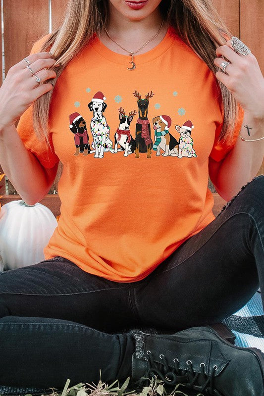 Merry Christmas Dogs Tee