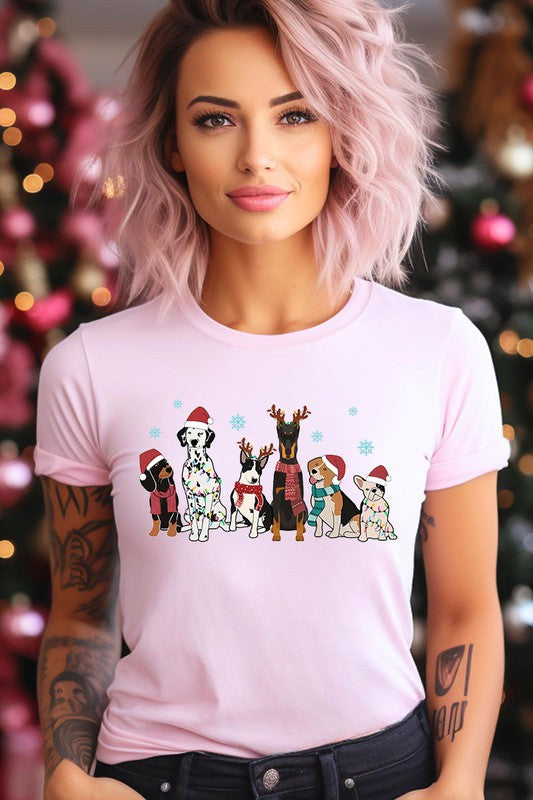 Merry Christmas Dogs Tee