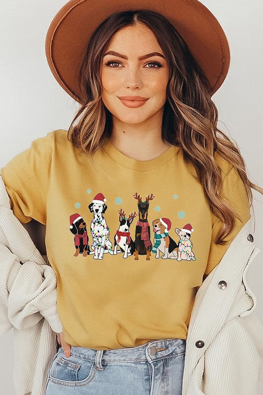 Merry Christmas Dogs Tee