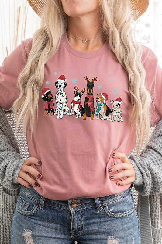 Merry Christmas Dogs Tee