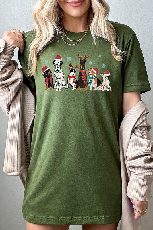 Merry Christmas Dogs Tee