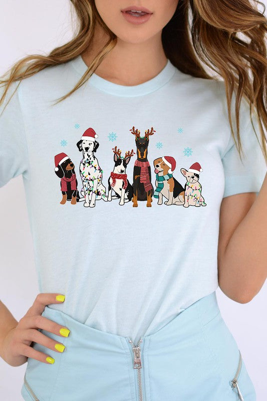 Merry Christmas Dogs Tee