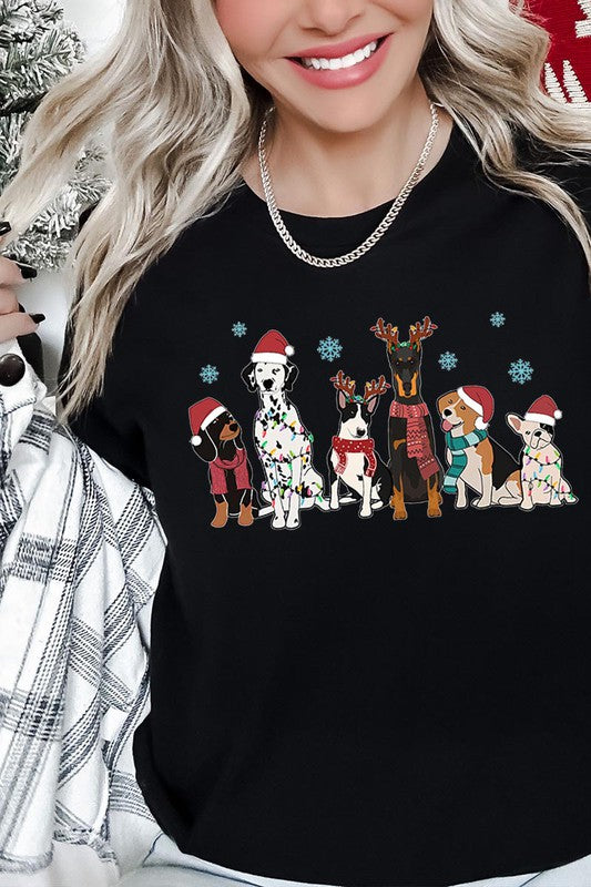 Merry Christmas Dogs Tee