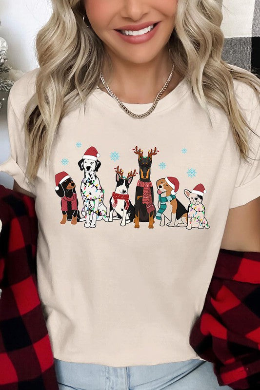 Merry Christmas Dogs Tee