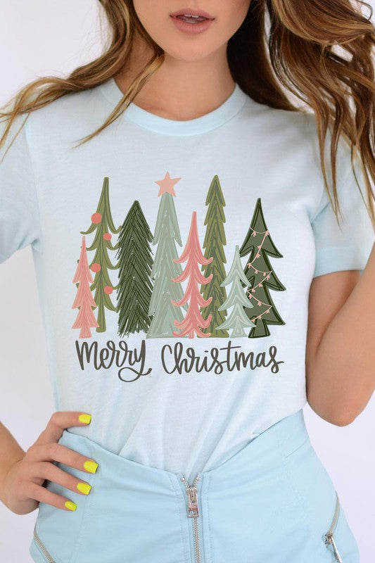 Christmas Tree Merry Christmas Tree Tee