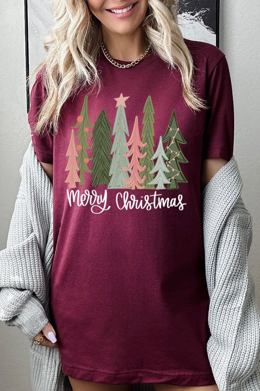 Christmas Tree Merry Christmas Tree Tee