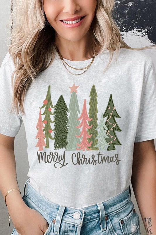 Christmas Tree Merry Christmas Tree Tee