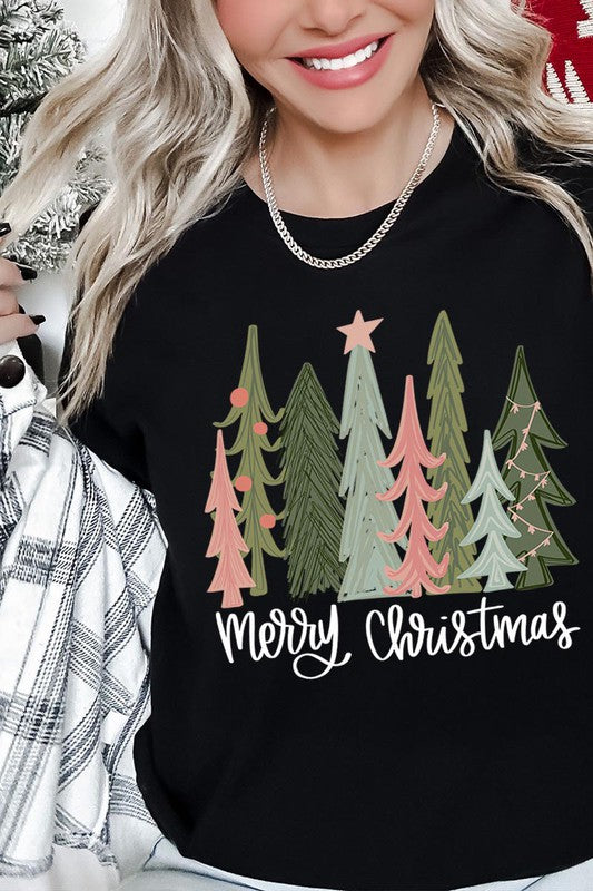 Christmas Tree Merry Christmas Tree Tee