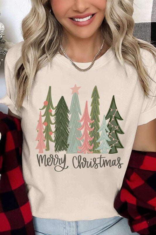 Christmas Tree Merry Christmas Tree Tee