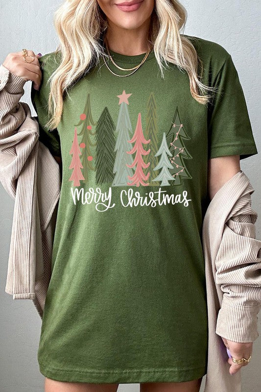 Christmas Tree Merry Christmas Tree Tee