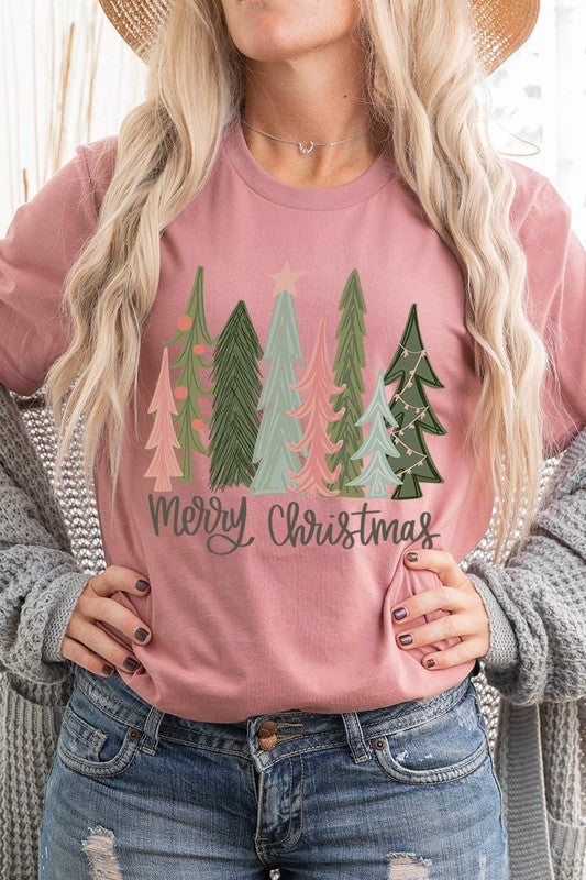 Christmas Tree Merry Christmas Tree Tee