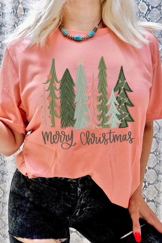 Christmas Tree Merry Christmas Tree Tee