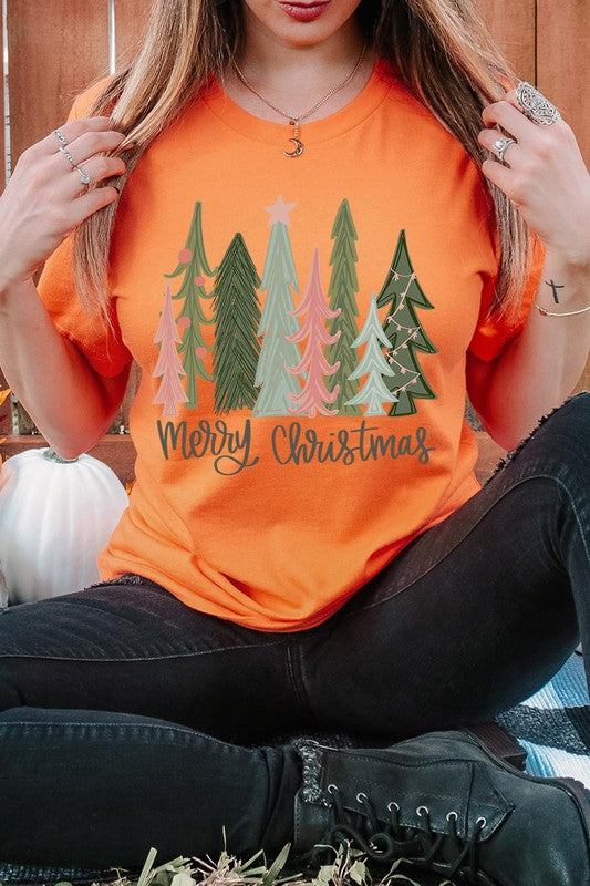 Christmas Tree Merry Christmas Tree Tee